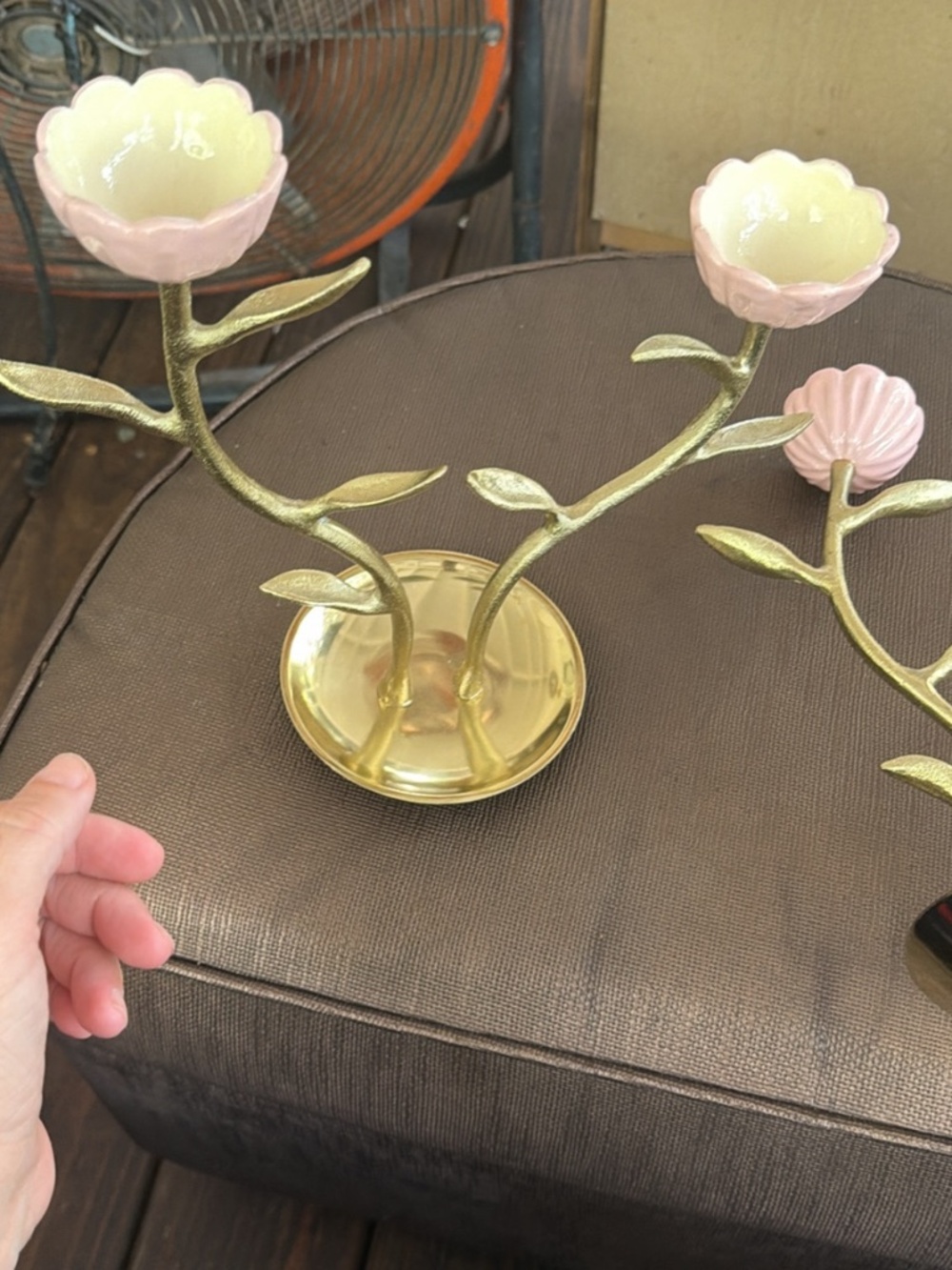 Very cute floral jewelry stands
